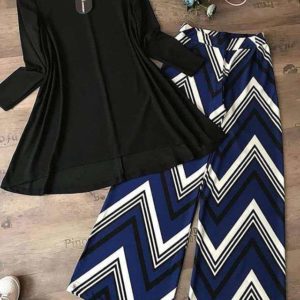 Siyah Tunik Pantolon Kombin