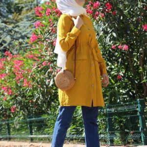 Beli Büzgülü Tunik