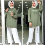 Kapşonlu Sweat Kumaş Pantolon Kombin